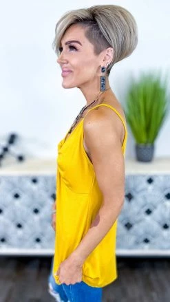 The ZigZag Stripe TOPS & TUNICS Yellow Play Along Tank [NO RETURNS]