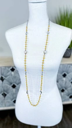Lost & Found Yellow Raelyn Necklace