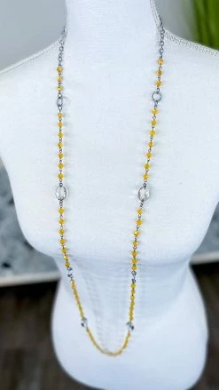 Lost & Found Yellow Raelyn Necklace