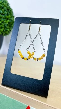 Lost & Found Yellow Sophie Crystal Earrings ACCESSORIES