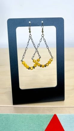 Lost & Found Yellow Sophie Crystal Earrings ACCESSORIES